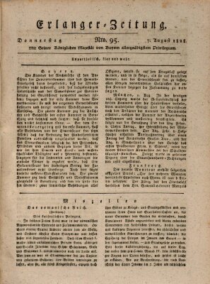 Erlanger Zeitung (Erlanger Real-Zeitung) Donnerstag 7. August 1828