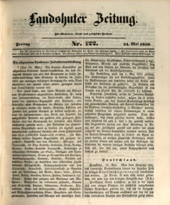 Landshuter Zeitung Freitag 24. Mai 1850