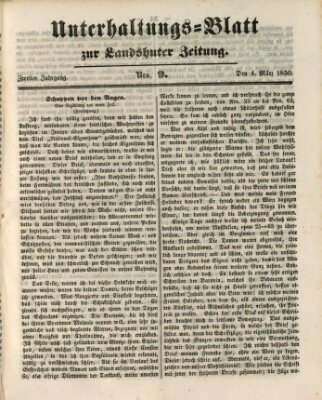 Landshuter Zeitung Montag 4. März 1850