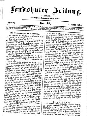 Landshuter Zeitung Freitag 7. März 1851