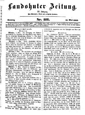 Landshuter Zeitung Sonntag 11. Mai 1851