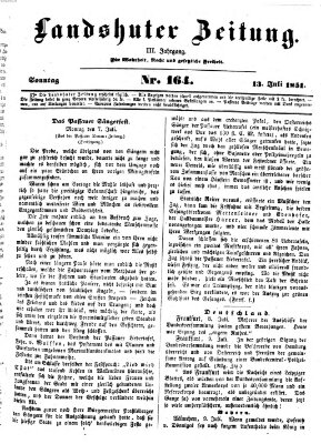 Landshuter Zeitung Sonntag 13. Juli 1851