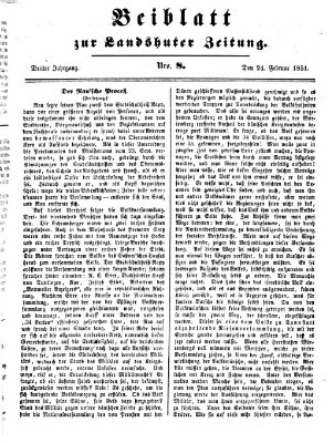 Landshuter Zeitung Montag 24. Februar 1851