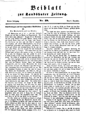 Landshuter Zeitung Montag 8. Dezember 1851