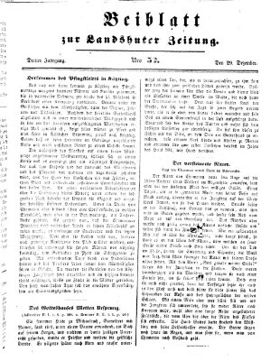 Landshuter Zeitung Montag 29. Dezember 1851