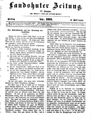 Landshuter Zeitung Freitag 9. Juli 1852