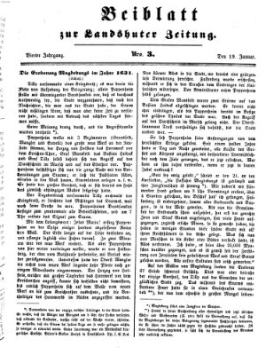 Landshuter Zeitung Montag 19. Januar 1852