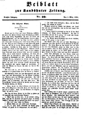 Landshuter Zeitung Montag 6. März 1854