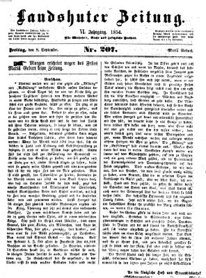 Landshuter Zeitung Freitag 8. September 1854