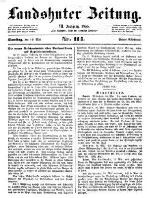 Landshuter Zeitung Samstag 19. Mai 1855