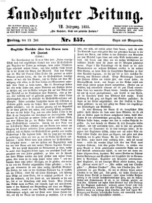 Landshuter Zeitung Freitag 13. Juli 1855