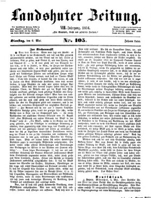 Landshuter Zeitung Dienstag 6. Mai 1856