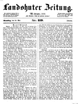 Landshuter Zeitung Samstag 24. Mai 1856