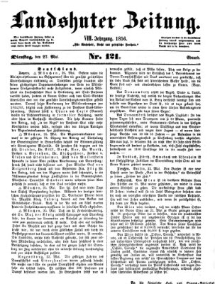 Landshuter Zeitung Dienstag 27. Mai 1856