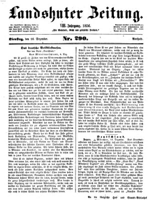 Landshuter Zeitung Dienstag 16. Dezember 1856