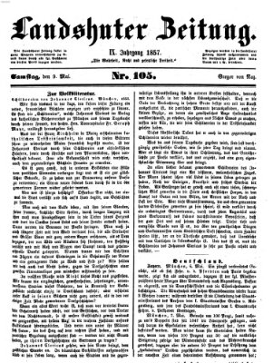 Landshuter Zeitung Samstag 9. Mai 1857