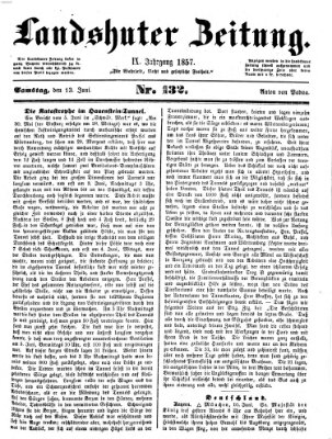 Landshuter Zeitung Samstag 13. Juni 1857