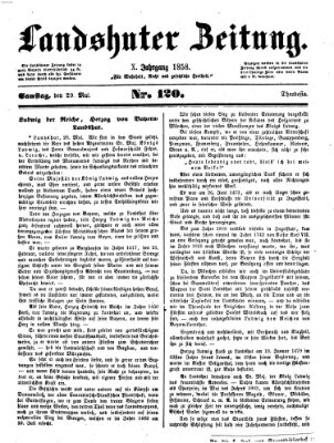 Landshuter Zeitung Samstag 29. Mai 1858