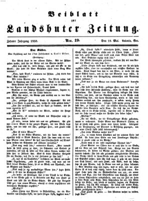 Landshuter Zeitung Montag 10. Mai 1858