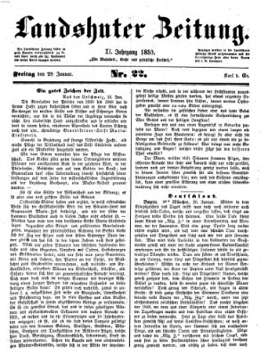 Landshuter Zeitung Freitag 28. Januar 1859