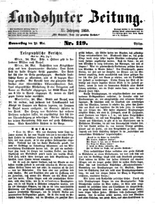 Landshuter Zeitung Donnerstag 26. Mai 1859