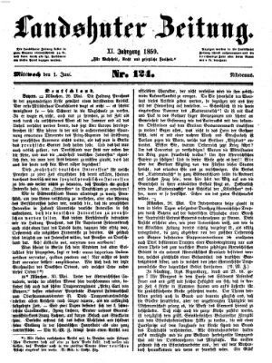 Landshuter Zeitung Mittwoch 1. Juni 1859