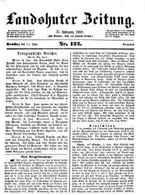 Landshuter Zeitung Samstag 11. Juni 1859