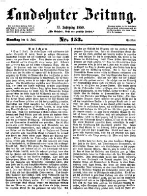 Landshuter Zeitung Samstag 9. Juli 1859