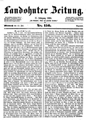 Landshuter Zeitung Mittwoch 13. Juli 1859