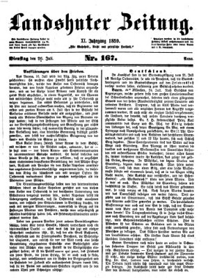 Landshuter Zeitung Dienstag 26. Juli 1859