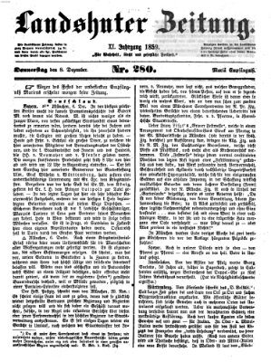 Landshuter Zeitung Donnerstag 8. Dezember 1859