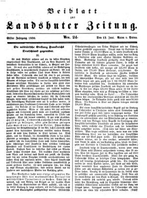 Landshuter Zeitung Montag 13. Juni 1859