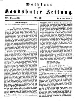 Landshuter Zeitung Montag 4. Juli 1859