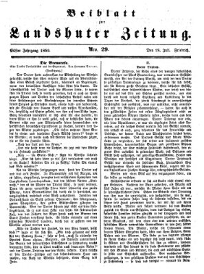 Landshuter Zeitung Montag 18. Juli 1859