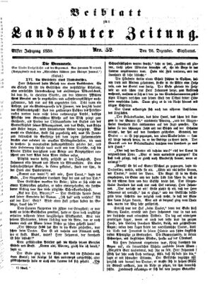 Landshuter Zeitung Montag 26. Dezember 1859