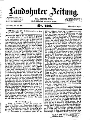 Landshuter Zeitung Donnerstag 29. Mai 1862