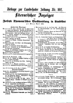 Landshuter Zeitung Samstag 3. Mai 1862