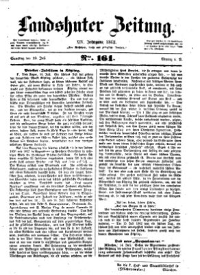 Landshuter Zeitung Samstag 19. Juli 1862