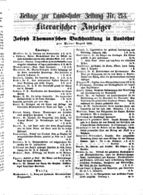 Landshuter Zeitung Mittwoch 17. September 1862