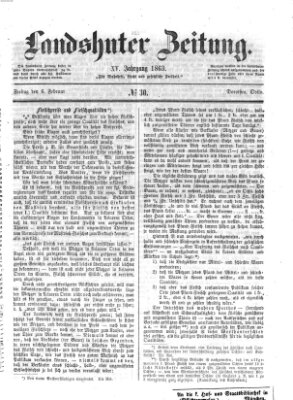 Landshuter Zeitung Freitag 6. Februar 1863