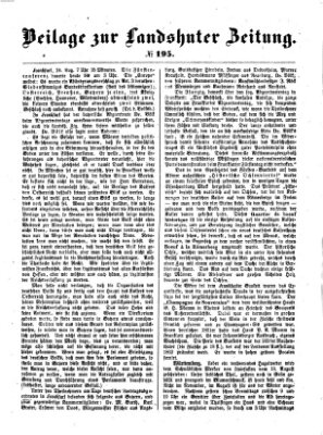 Landshuter Zeitung Donnerstag 27. August 1863