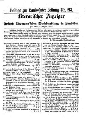 Landshuter Zeitung Freitag 18. September 1863