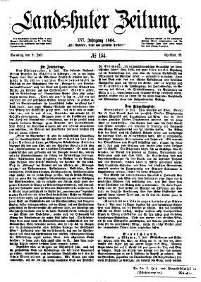 Landshuter Zeitung Samstag 9. Juli 1864