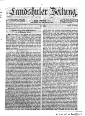 Landshuter Zeitung Freitag 15. Juni 1866