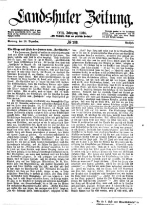 Landshuter Zeitung Sonntag 16. Dezember 1866