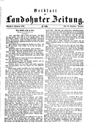 Landshuter Zeitung Sonntag 16. Dezember 1866