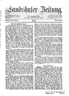 Landshuter Zeitung Sonntag 20. Januar 1867