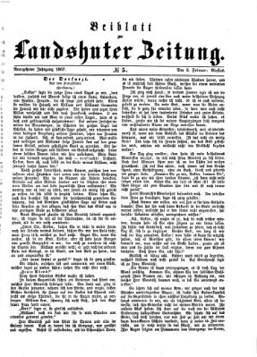 Landshuter Zeitung Sonntag 3. Februar 1867