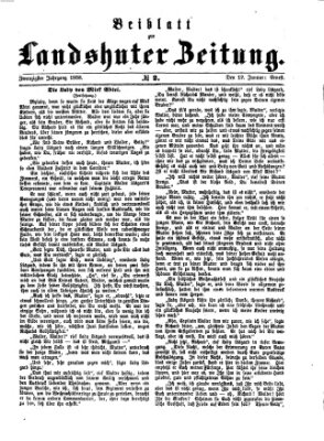 Landshuter Zeitung Sonntag 12. Januar 1868