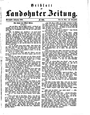 Landshuter Zeitung Sonntag 31. Mai 1868